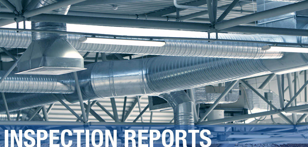 HVAC system inspection report